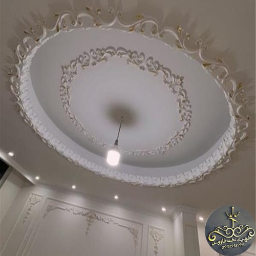 گچبری پیش ساخته سقف پذیرایی 