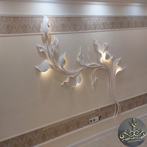 گچبری پیش ساخته سقف پذیرایی 