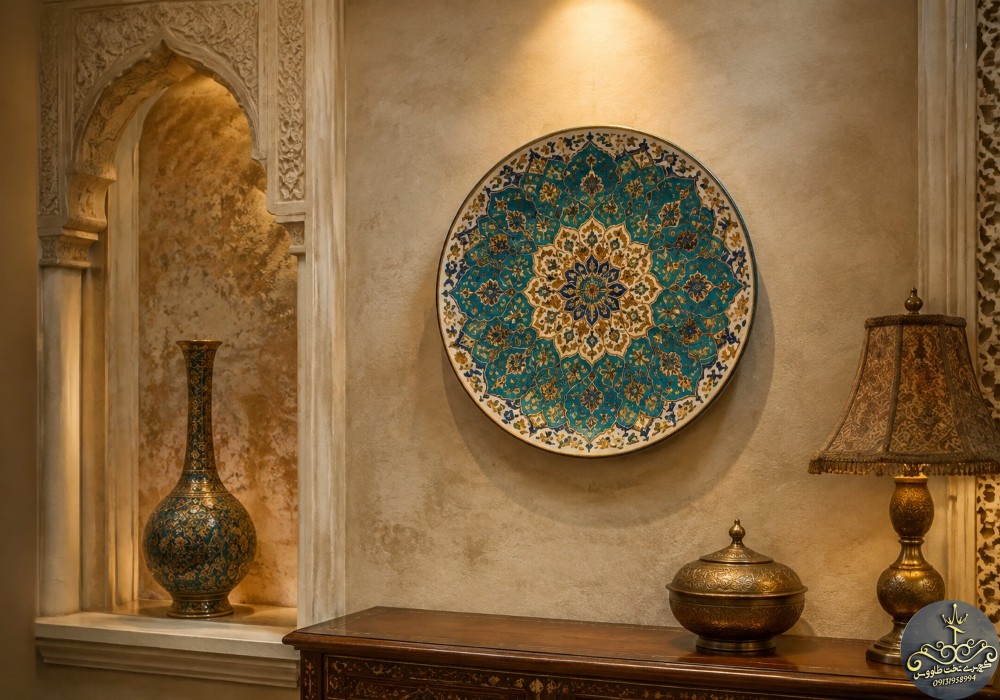 آموزش دیوارکوب سفالی کرمان